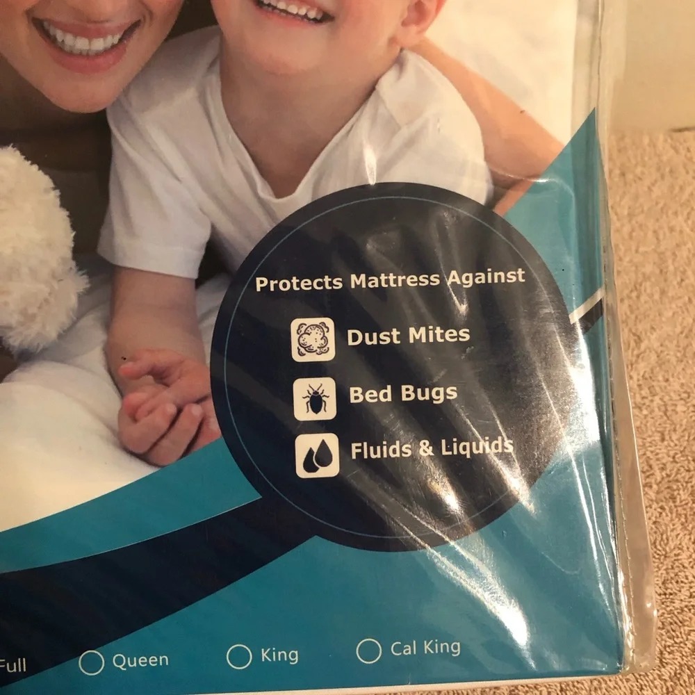 Utopia Mattress Encasement Full Size Waterproof Washable NIP